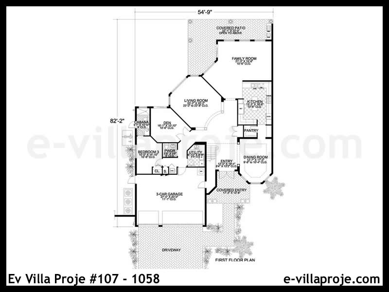 Ev Villa Proje #107 – 1058