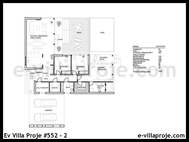 Ev Villa Proje #552 – 2